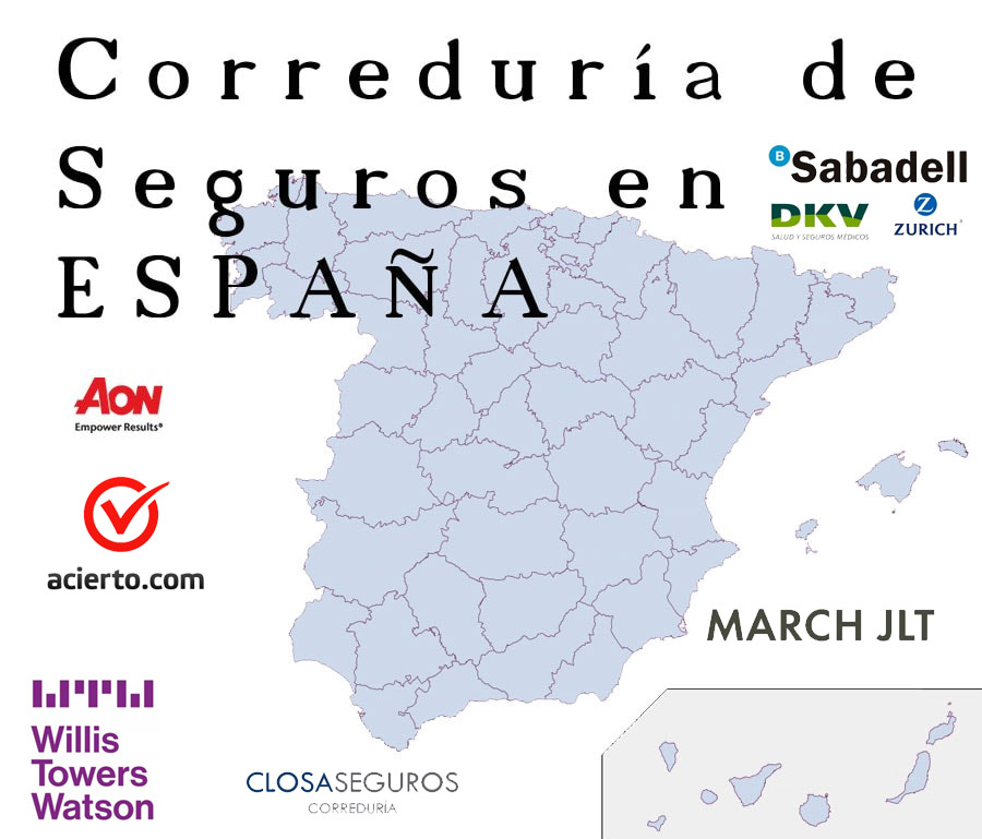 PRINCIPALES CORREDURÍA DE SEGUROS DE ESPAÑA